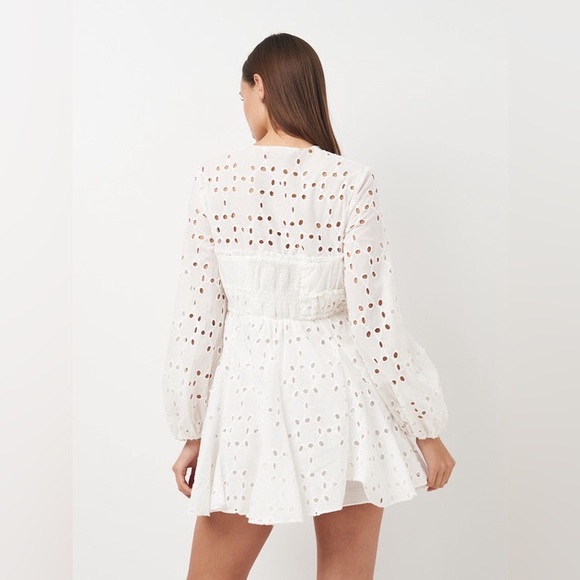 White Zara dress Size Small - Picture 2 of 8